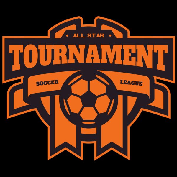 Tournament Soccer league logo template Thumbnail