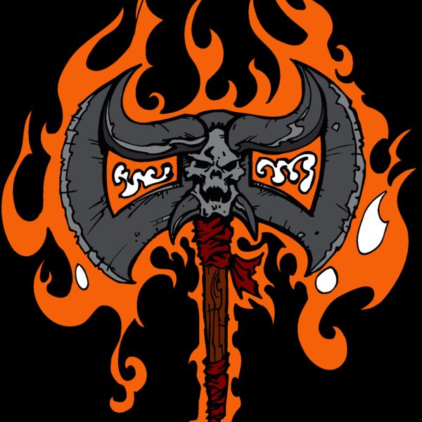 flaming axe 03 Thumbnail