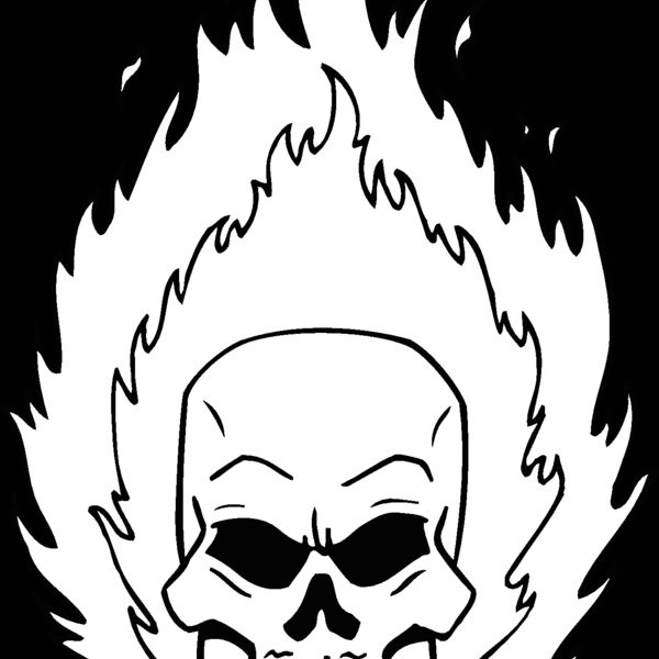 flaming skull 04 Thumbnail