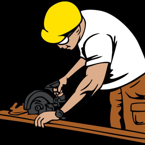 man and power saw Thumbnail
