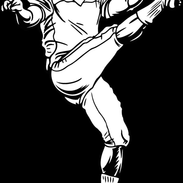 footbllplyr11v4bw Thumbnail