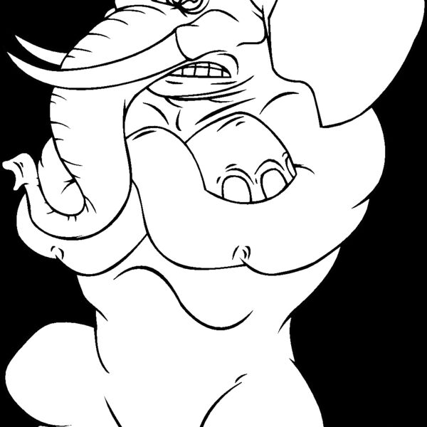 elephant standing on ball Thumbnail