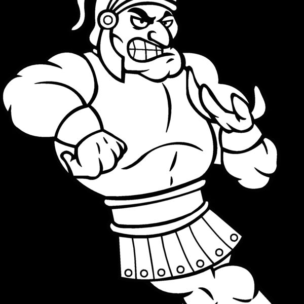 trojan spartan paladin holding ball Thumbnail