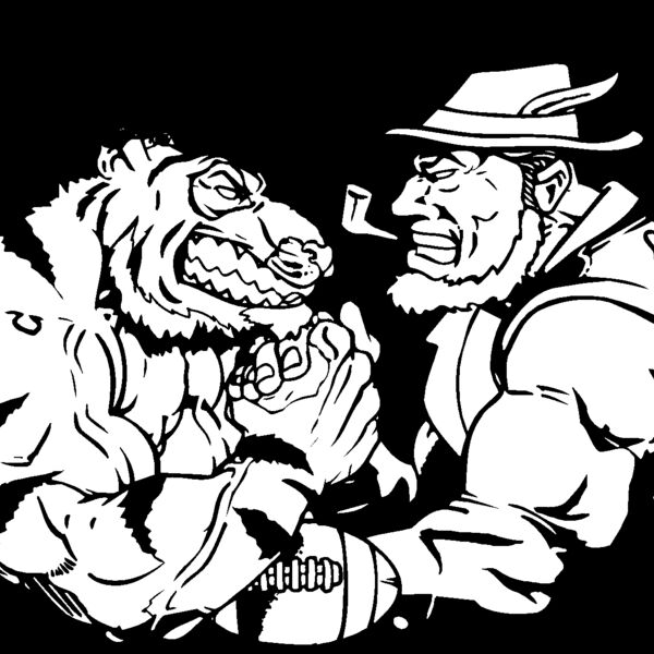 tiger arm wrestle  Thumbnail