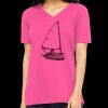 Missy's Relaxed Jersey Short-Sleeve V-Neck T-Shirt Thumbnail