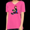 Missy's Relaxed Jersey Short-Sleeve V-Neck T-Shirt Thumbnail