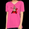 Missy's Relaxed Jersey Short-Sleeve V-Neck T-Shirt Thumbnail