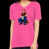 Missy's Relaxed Jersey Short-Sleeve V-Neck T-Shirt Thumbnail
