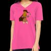 Missy's Relaxed Jersey Short-Sleeve V-Neck T-Shirt Thumbnail