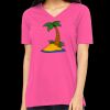 Missy's Relaxed Jersey Short-Sleeve V-Neck T-Shirt Thumbnail