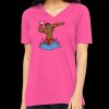 Missy's Relaxed Jersey Short-Sleeve V-Neck T-Shirt Thumbnail