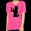 Missy's Relaxed Jersey Short-Sleeve V-Neck T-Shirt Thumbnail