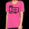 Missy's Relaxed Jersey Short-Sleeve V-Neck T-Shirt Thumbnail